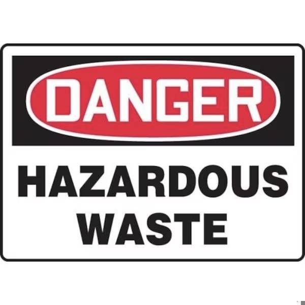 Accuform OSHA DANGER Safety Sign HAZARDOUS SHMCHL295VP SHMCHL295VP - main